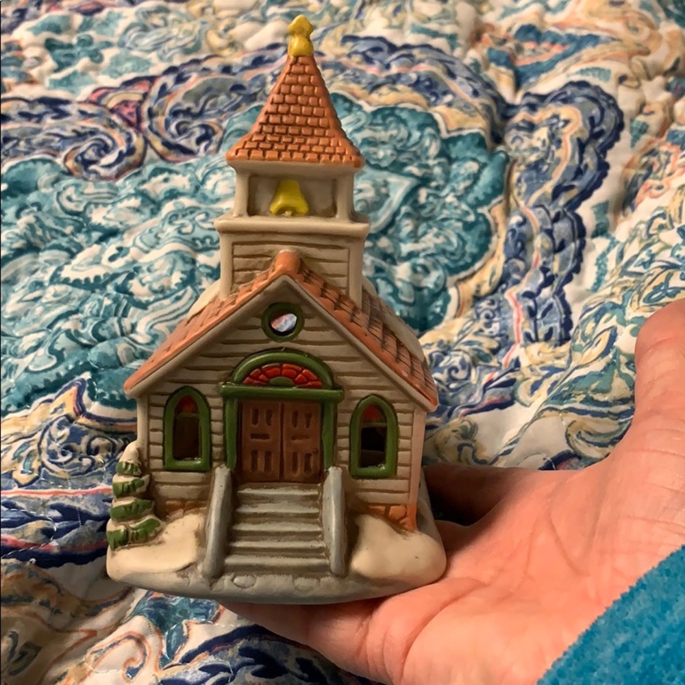 Lefton 1987 church figurine